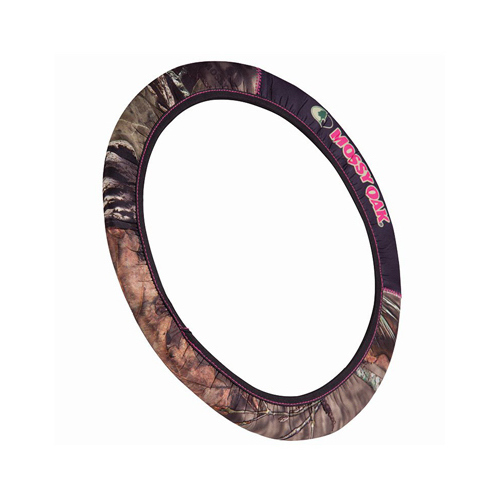 Steering Wheel Cover, Pink Neoprene, 2-Grip Camouflage