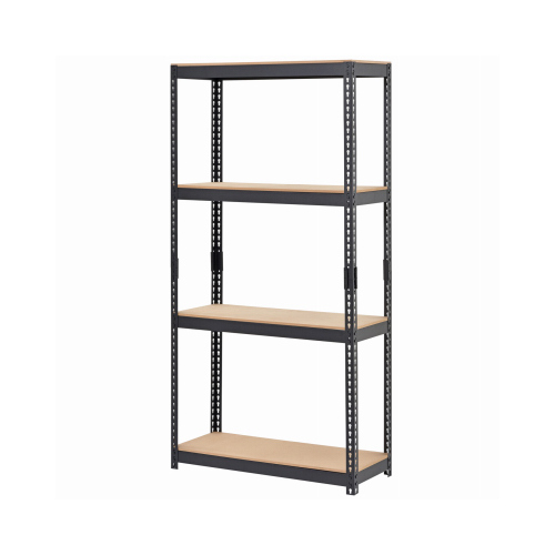 Edsal MR301260PB4 4-Shelf Shelving Unit, Steel, 12 x 30 x 60-In.