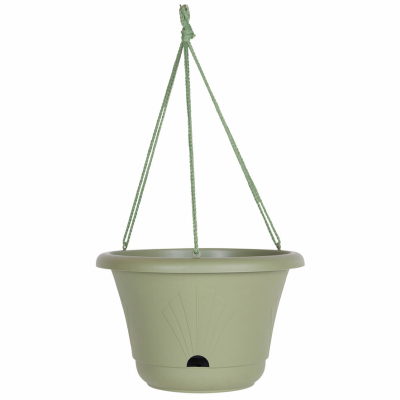 Bloem LHB1342 Lucca Hanging Basket, Self-Watering, Living Green, 13-In.