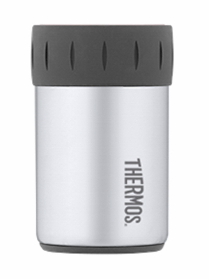 Thermos, LLC 2700TRI6 Beverage Can Insulator, Stainless Steel, 12-oz.