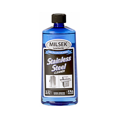 MILSEK FURNITURE POLISH CO. SS-6 Stainless Steel Cleaner, Coconut Scented Oil, 12-oz.