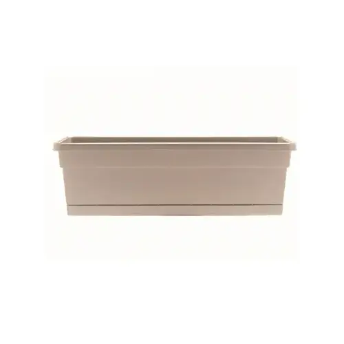 Southern Patio WB3012TA Window Box Planter, Taupe Poly Resin, 30-In.