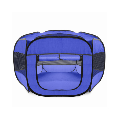 Paws and Pals PWPN-02-DBL BLU Port Pet Playpen