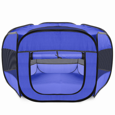 Paws and Pals PWPN-02-DBL BLU Port Pet Playpen