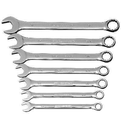 APEX TOOL GROUP-ASIA 34146 Combo Wrench Set, SAE, 7-Pc.