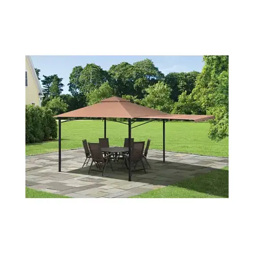 ShelterLogic 24011 Redwood 11 Ft. x 11 Ft. High-Quality Bronze Steel Gazebo
