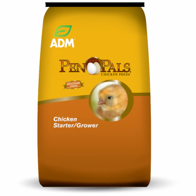 PEN PALS 70009AAA44 Pen Pals Chicken Starter Grower, Non-Medicated, Crumble, 50-Lbs.