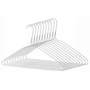Whitmor 6060-5086-10 Clothes Hangers, Chrome - pack of 10