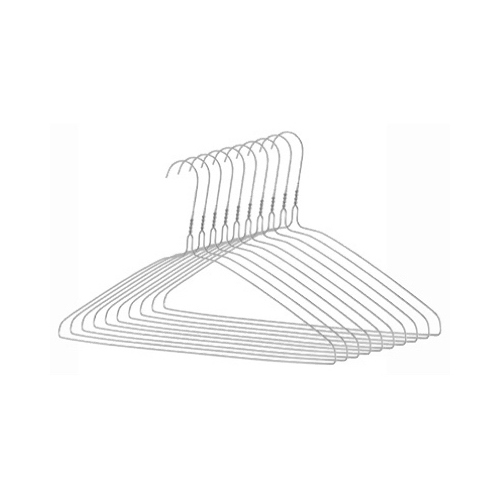 Clothes Hangers, Chrome  pack of 10