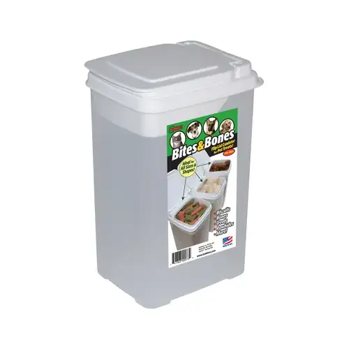 Buddeez 00073 Bites & Bone Pet Treat Container