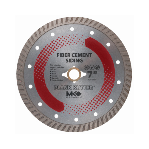 Circular Saw Blade, 7 in Dia, 5/8 in Arbor, Diamond Cutting Edge