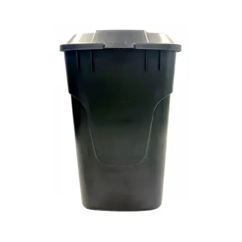 OTTO ENVIRONMENT SYSTEMS 1445BLK-TV-XCP5 Wheeled Trash Cart, Black, 45 Gallons - pack of 5