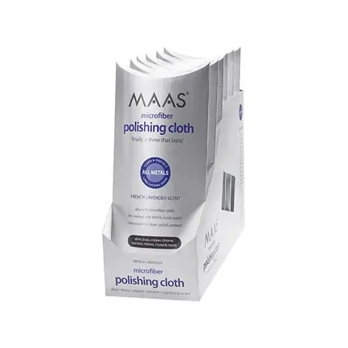 Metal Polishing Cloth, Lavender Scent, 12 x 12-In.