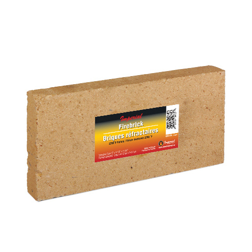 Fire Brick, 9 x 4-1/2 x 1-1/4-In. - pack of 6