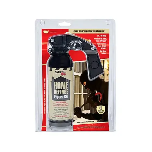 Home Defense Pepper Spray, Wall Mount, 13 oz. Gel