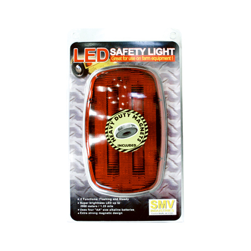 SMV INDUSTRIES LSL-R LED Safety Light, 2-Function