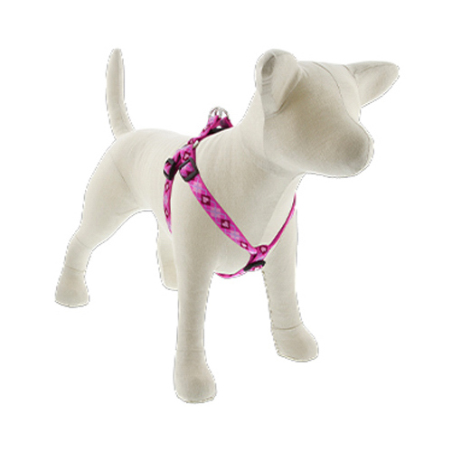 Step-In Dog Harness, Non-Restrictive, Puppy Love, 3/4 x 15 to 21-In.