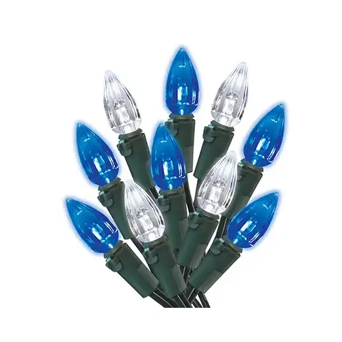 Holiday Wonderland 47704-88A LED 70-Light Set, C3, Cool White & Blue