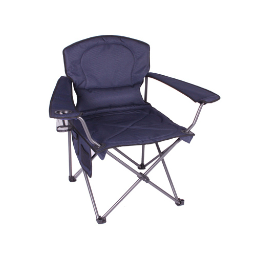 Padded Arm Chair, Oversized, Blue Polyester - pack of 4