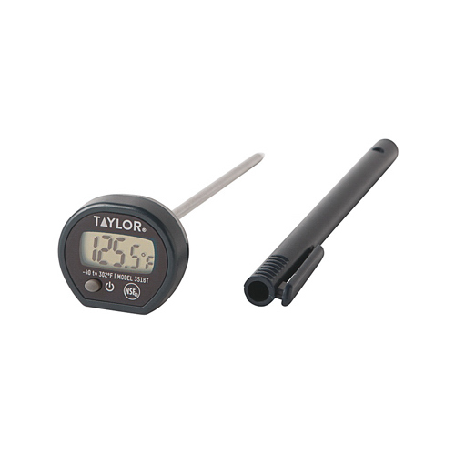 TAYLOR PRECISION PRODUCTS 3516 Digital Food Thermometer, Instant-Read, 4-In.