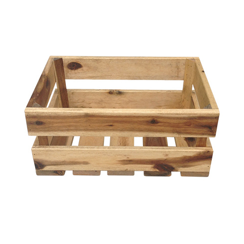 Crate-Style Wood Planter, 11.5 x 4.5-In. - pack of 2