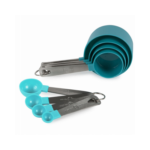 8-Pc. Measuring Spoons Set, Lake Blue