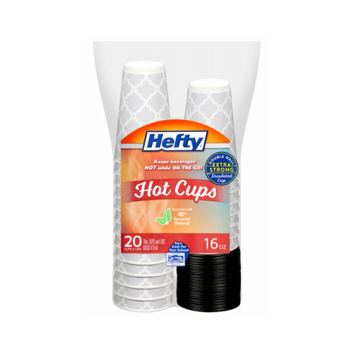 REYNOLDS CONSUMER PRODUCTS 00C20016 Hot Cups, 16-oz., 20-Ct.