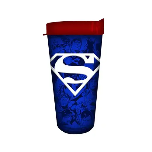 DC Comics Superman Emblem 16oz.Tumbler With Lid Tervis