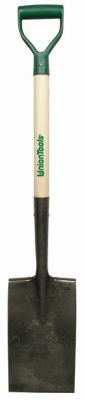 UNITED JUMBO CO., LTD 230182UJ Garden Spade, D-Grip Wood Handle