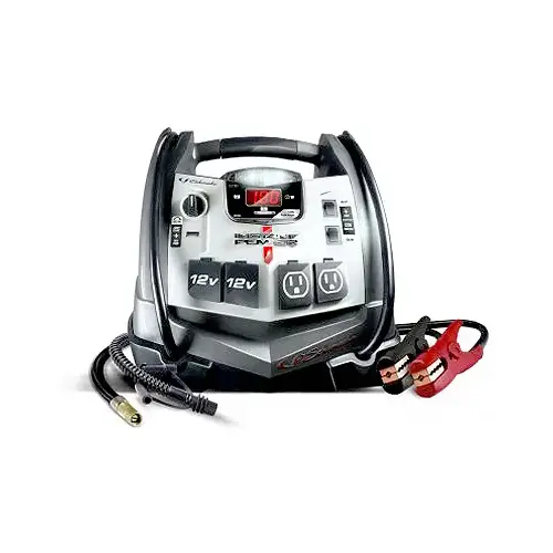 Portable Power Station, 12 VDC/120 VAC, 1200 A, Lead Acid AGM Battery