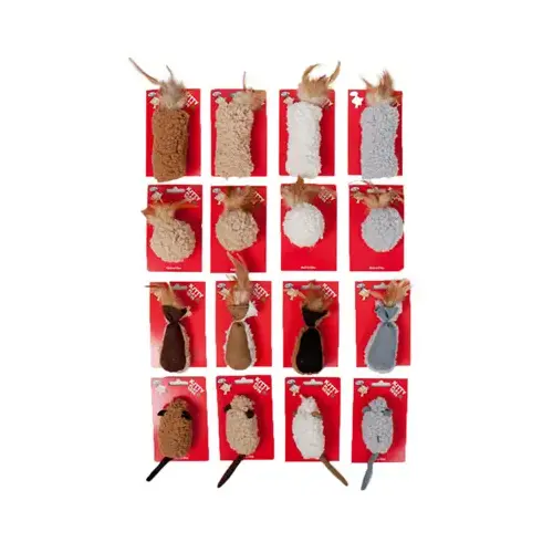 Cat Toy, Plush, Assorted