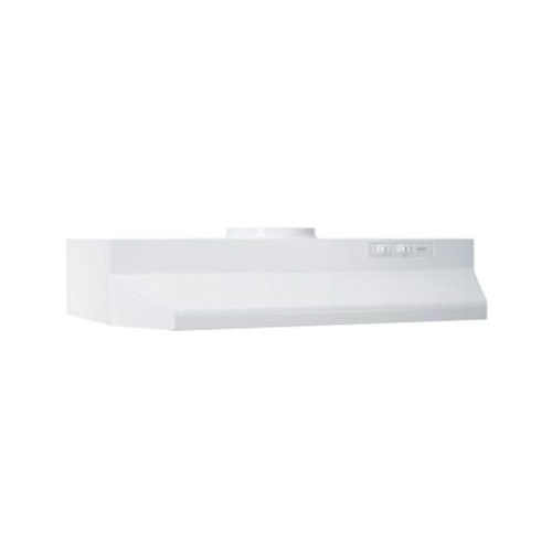 BroanNuTone 423001 Ducted Range Hood, White, 2Speed, 30In.