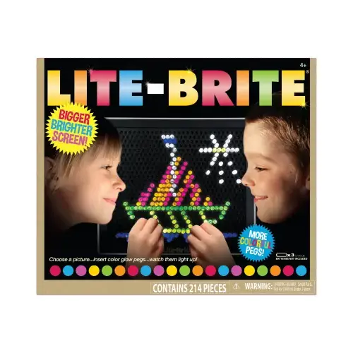 BASIC FUN INC 02215 214-Pc. Lite-Brite Light Up Art Set