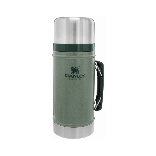 PMI WORLDWIDE 10-07937-001 Wide-Mouth Vacuum Bottle, Green Stainless Steel, 1-Qt.