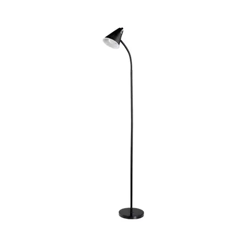 LED Floor Lamp, Black, 59-In.