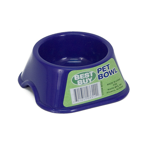 critterWARE 03311 Best Buy Pet Bowls, Assorted Colors, Small