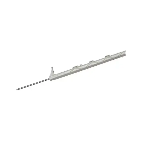 Dare Products 2600 W Electric Fence Step-In Post, White Polyolefin, 63-In.