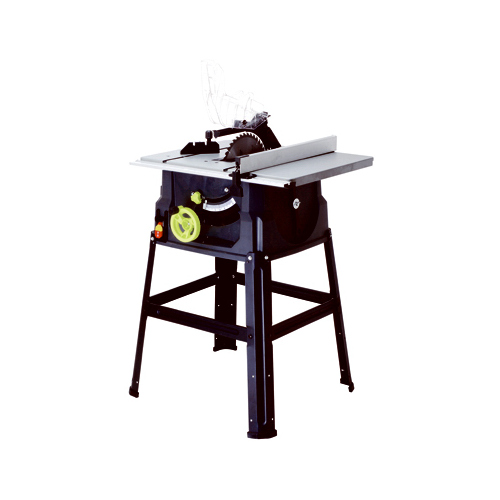 Master Mechanic M1H-ZP3A-254-1 Table Saw With Stand, 15-Amp, 10-In.