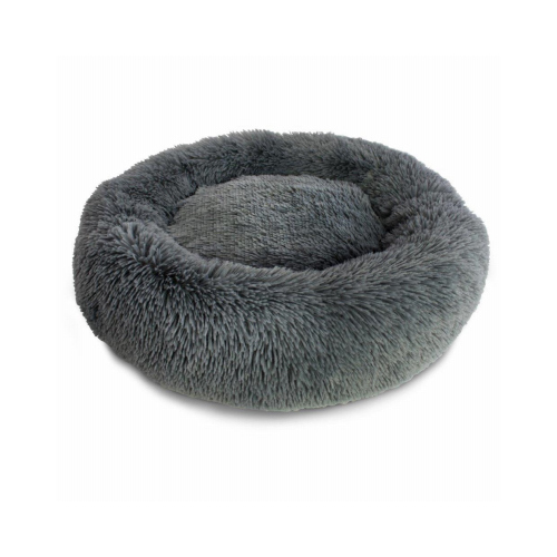 Shaggy Pet Bed, Assorted Colors, XL 31-In. Round
