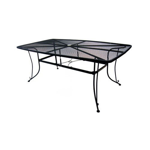 WOODARD, LLC 1172-BXU Uptown Mesh Dining Table, 42 x 72-In.