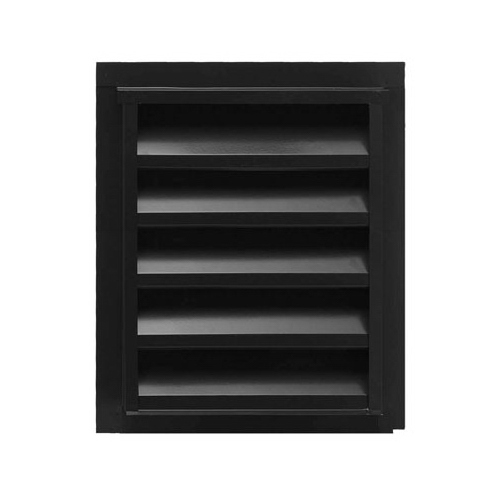 Gable Louver Flange Center 12 In. x 18 In. Brown