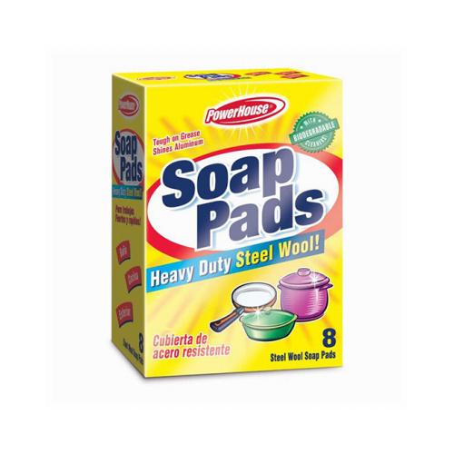 Steel Wool Soap Pads, 8-Ct.