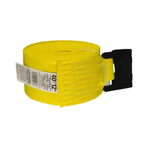 Keeper 04927 Winch Strap, 4-In. x 40-Ft.