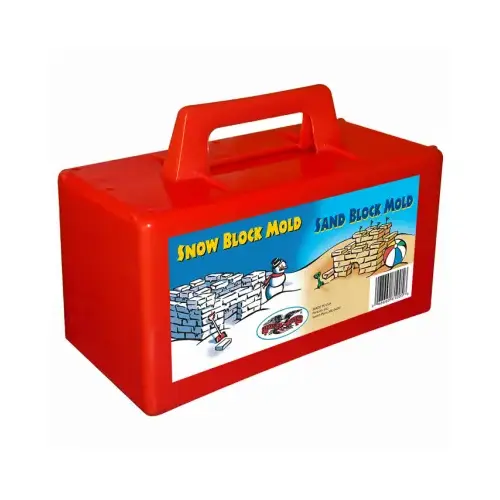 Paricon 605 Red Plastic Sand & Snow Block Maker