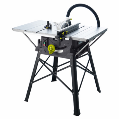 SHANGHAI INHERTZ INTL TRD CO LTD M1T-KZ4-255 Table Saw + Stand, 15-amps, 4500 RPM, 10-In.