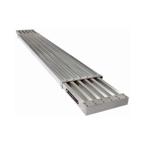 Aluminum Expanding Plank Ladder, 250-Lb. Duty Rating, 8-Ft. To 13-Ft.