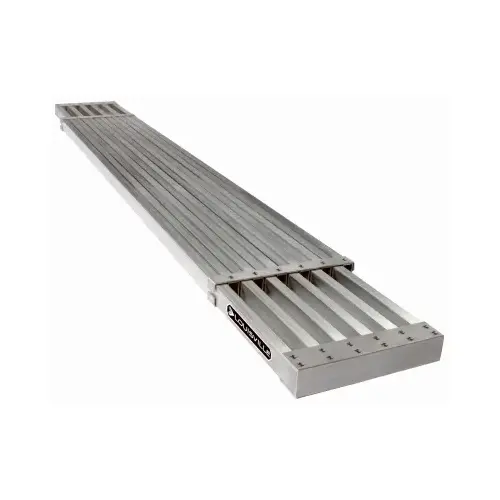 Aluminum Expanding Plank Ladder, 250-Lb. Duty Rating, 8-Ft. To 13-Ft.