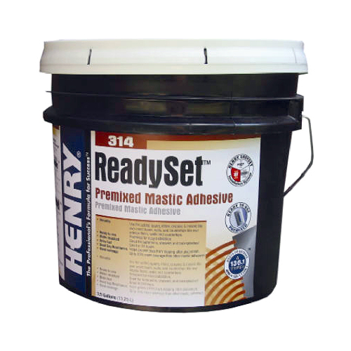 314 ReadySet Pre-Mixed Mastic Adhesive, 3.5-Gals.