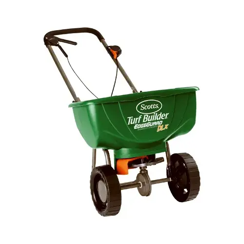 Turf Builder EdgeGuard DLX Broadcast Spreader, 17.52-Lbs.