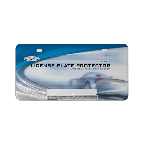 Custom Accessories 92515 License Plate Protector, Clear